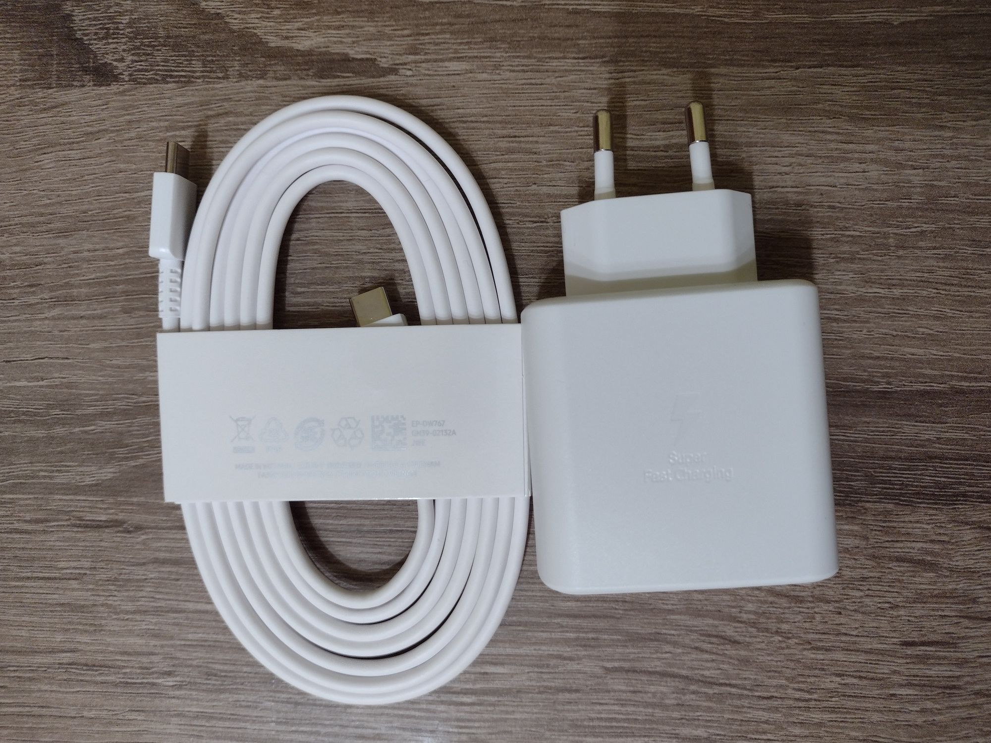 Швидкісна зарядка 45w Samsung PD кабель 1.8м . type C. Original