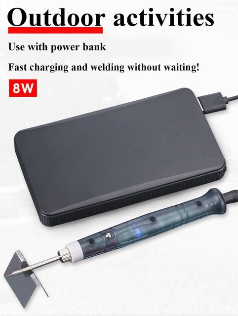 Ferro Soldar USB 5v Uso Profissional