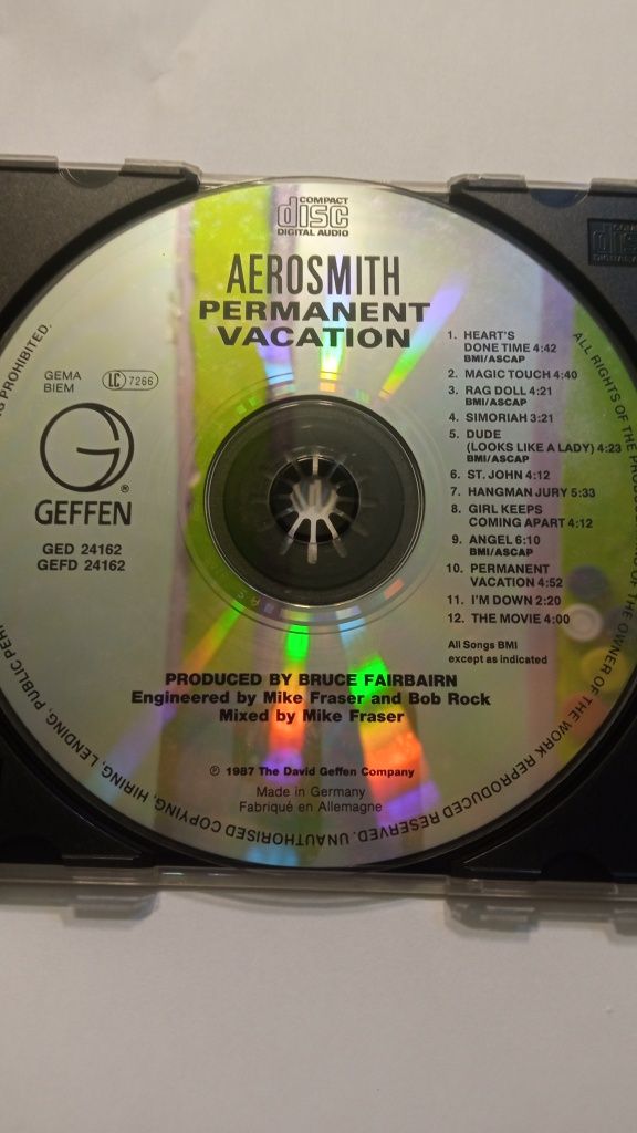 CD Aerosmith - Permanent Vaction