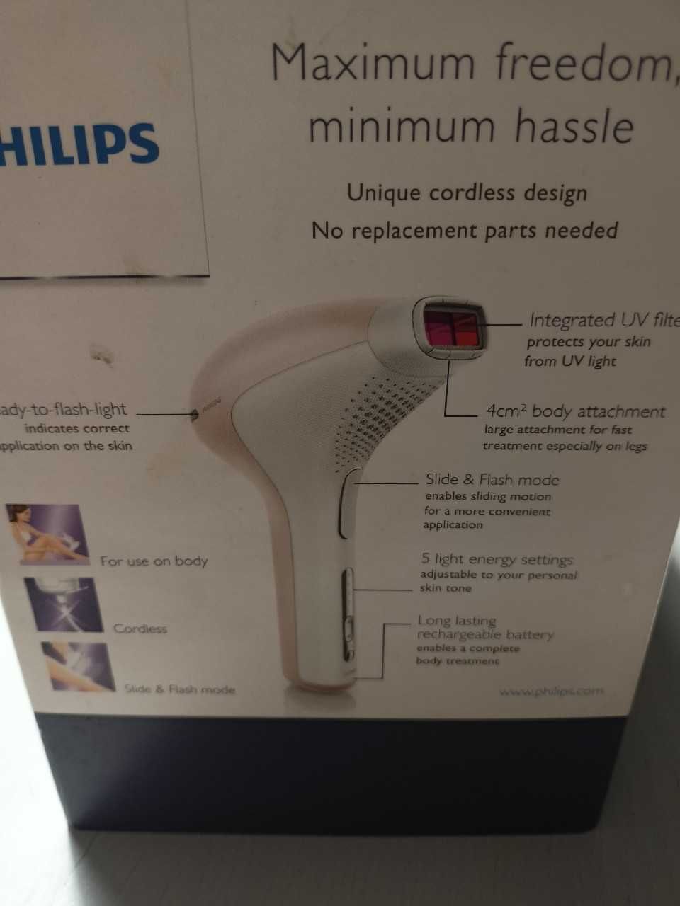 Depilator laserowy Philips Lumea