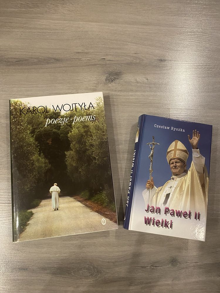 Kolekcja Jan Paweł II Książki Wiersze Wojtyła DVD Pożegnanie