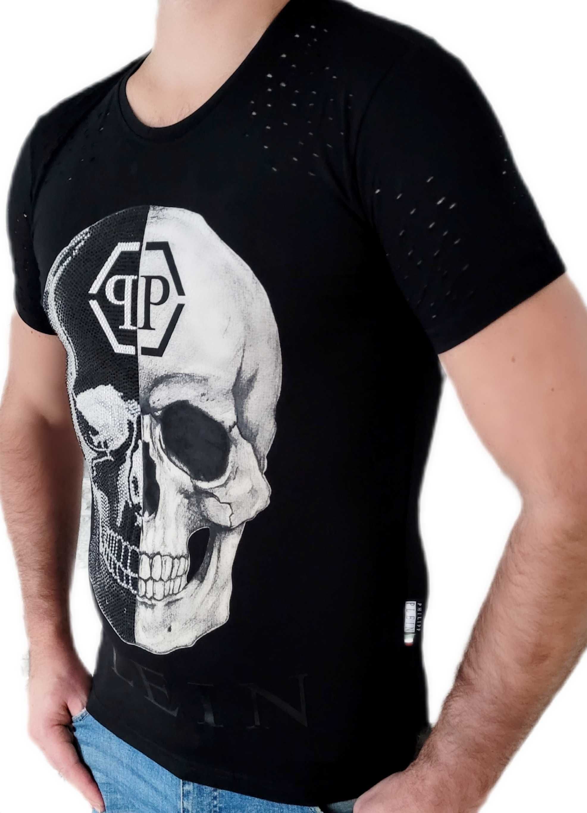 T-shirt męski Philipp Plein Czacha Unikat roz.S