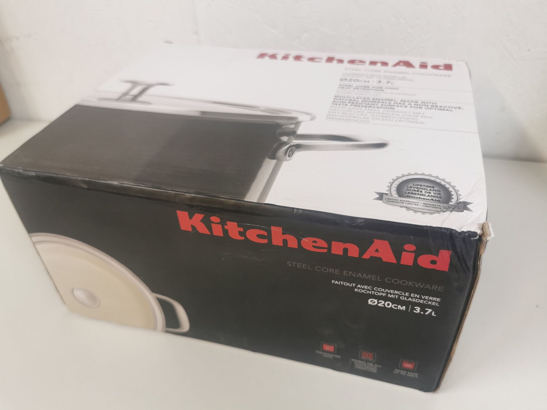 Garnek 3.7l emaliowany KitchenAid