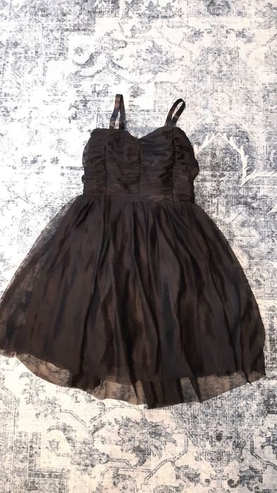 Czarna sukienka Halloween studiowka wesele