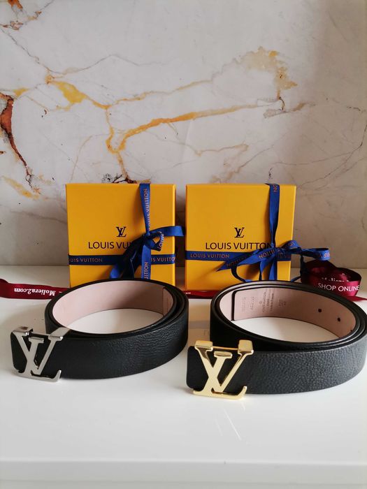 Pasek Louis Vuitton skóra naturalna jakość Premium