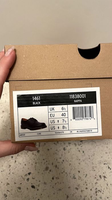 Dr.Martens martensy niskie Nappa 40 rozchodzone, wycierpiane