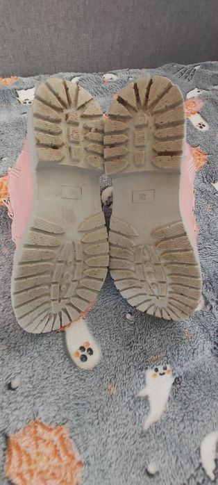 Różowe kozaczki 35 22cm