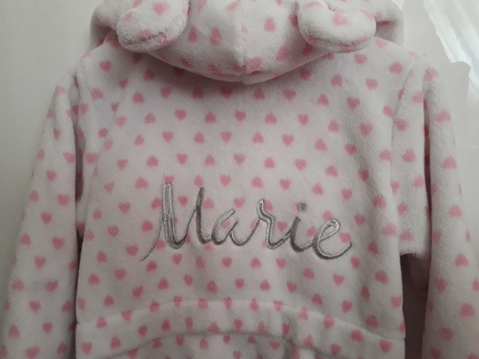 Szlafrok dziecięcy z kapturem