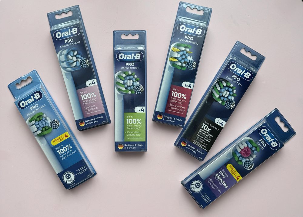 Насадки до електричної зубної щітки Oral-B Cross Action запаски, щетки