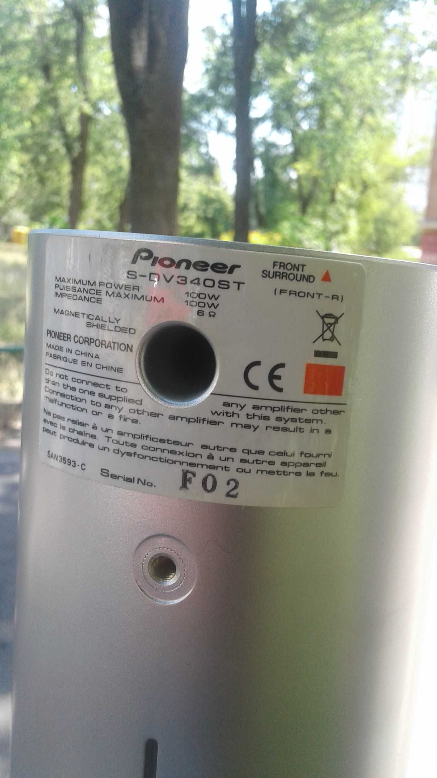 Pioneer Колонки на  Стойках S-DV340ST 100W