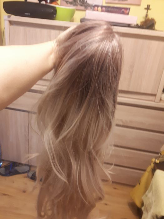 Peruka blond ambre
