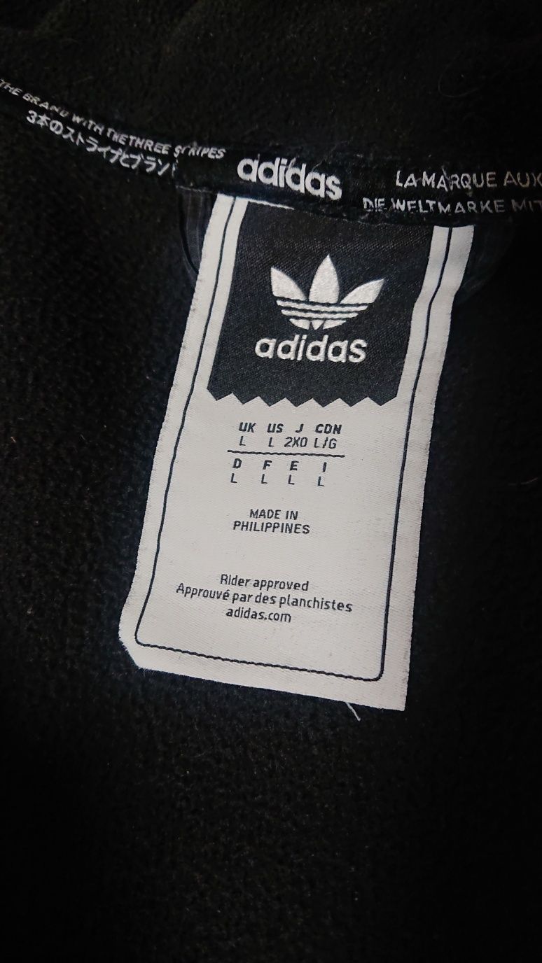 Флисовая куртка с капюшоном Adidas оригинал