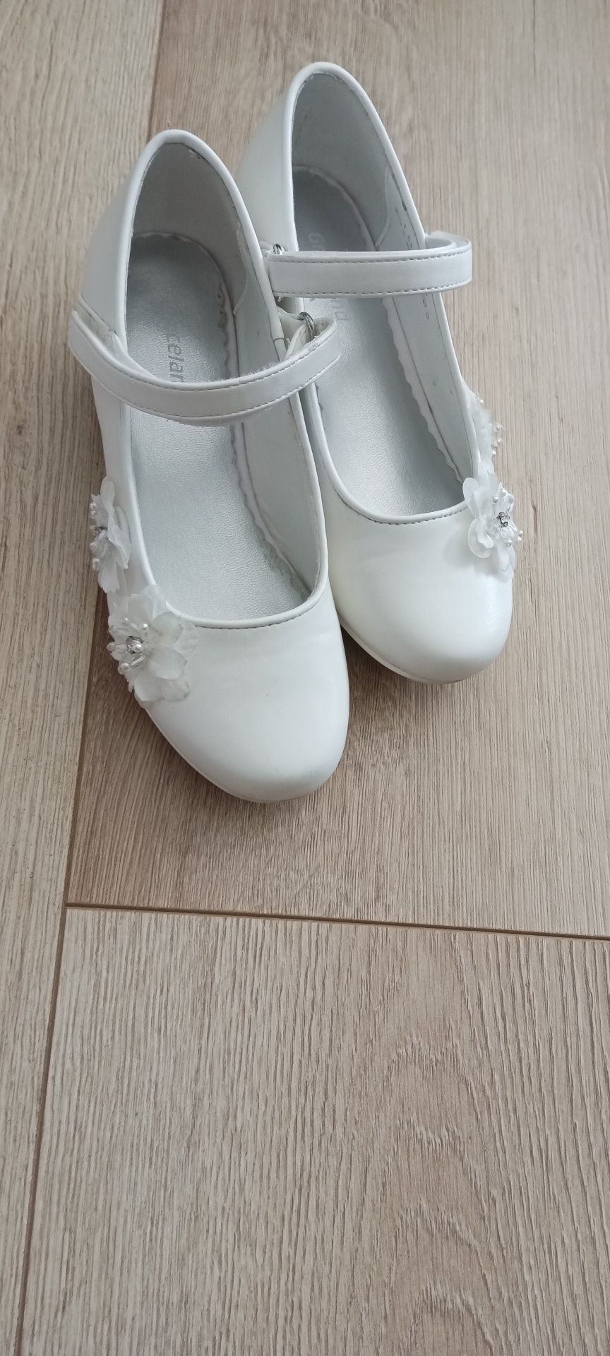 Buty białe dziewczęce 31 Deichmann