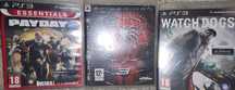 Spider man 3 watch dogs e payday2 (PS3)