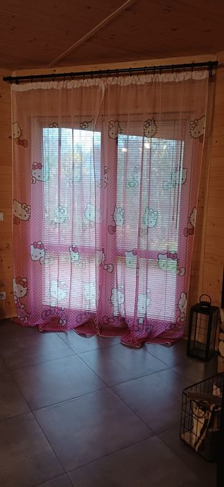 Śliczne firanki Hello Kitty