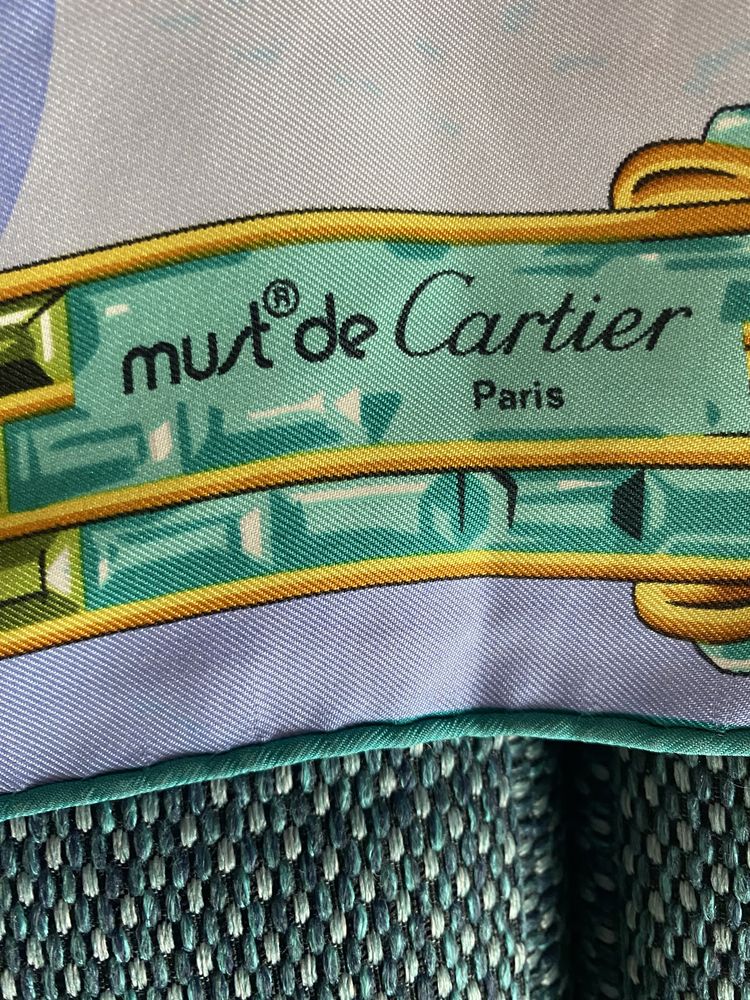 Шовкова хустина, шарф must de Cartier Paris