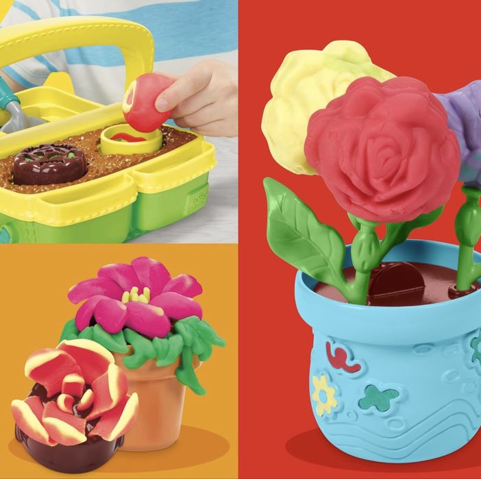 Play-Doh Квіти (G0492) Blooming Flower Garden Toy Playset