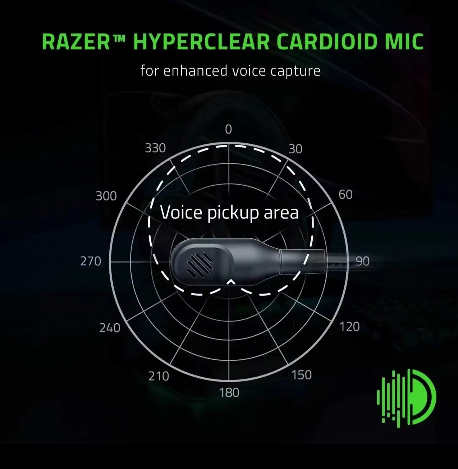 Оригінальні навушники Razer BlackShark V2 X, чорний колір.