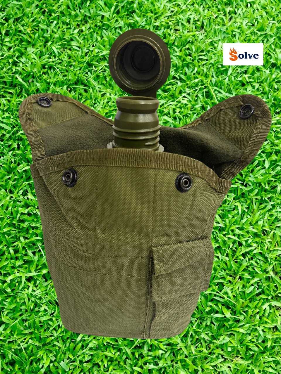 Фляга Solve NATO армейская  с чехлом 1 литр  Multicam KT6003906 тактич