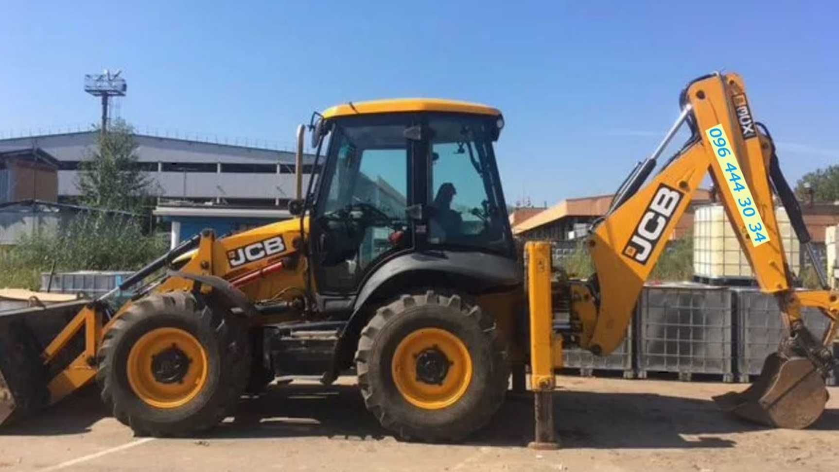 УСЛУГИ Экскaватopa JCB-3, Bывoз Myсоpа-Гpyнта; Доставка сыпучих 10-30т