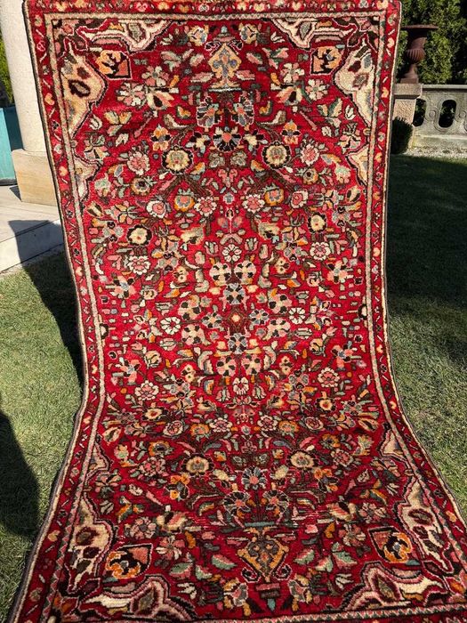 Wełniany r.tkany dywan perski Iran Hamadan 215x116 galeria 7 tys