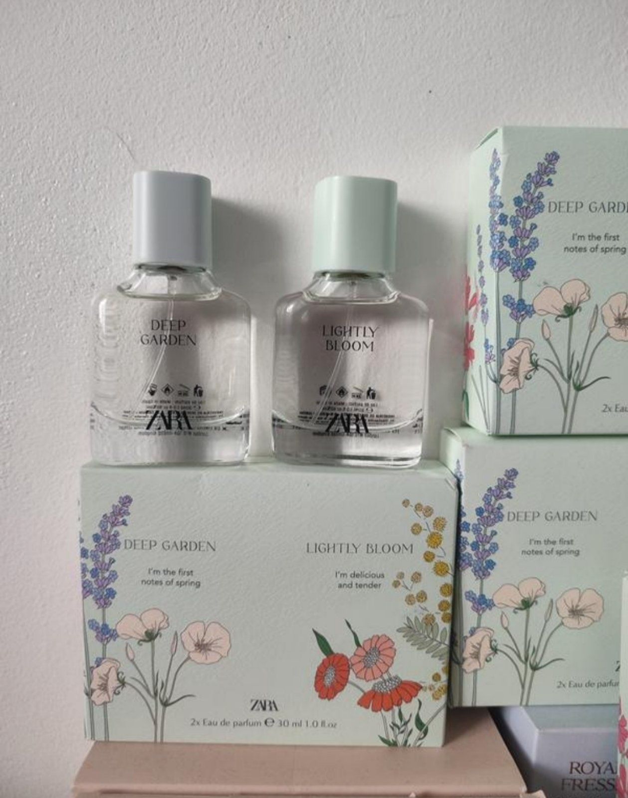 Жіночий набір парфумів zara Deep garden & Lightly bloom