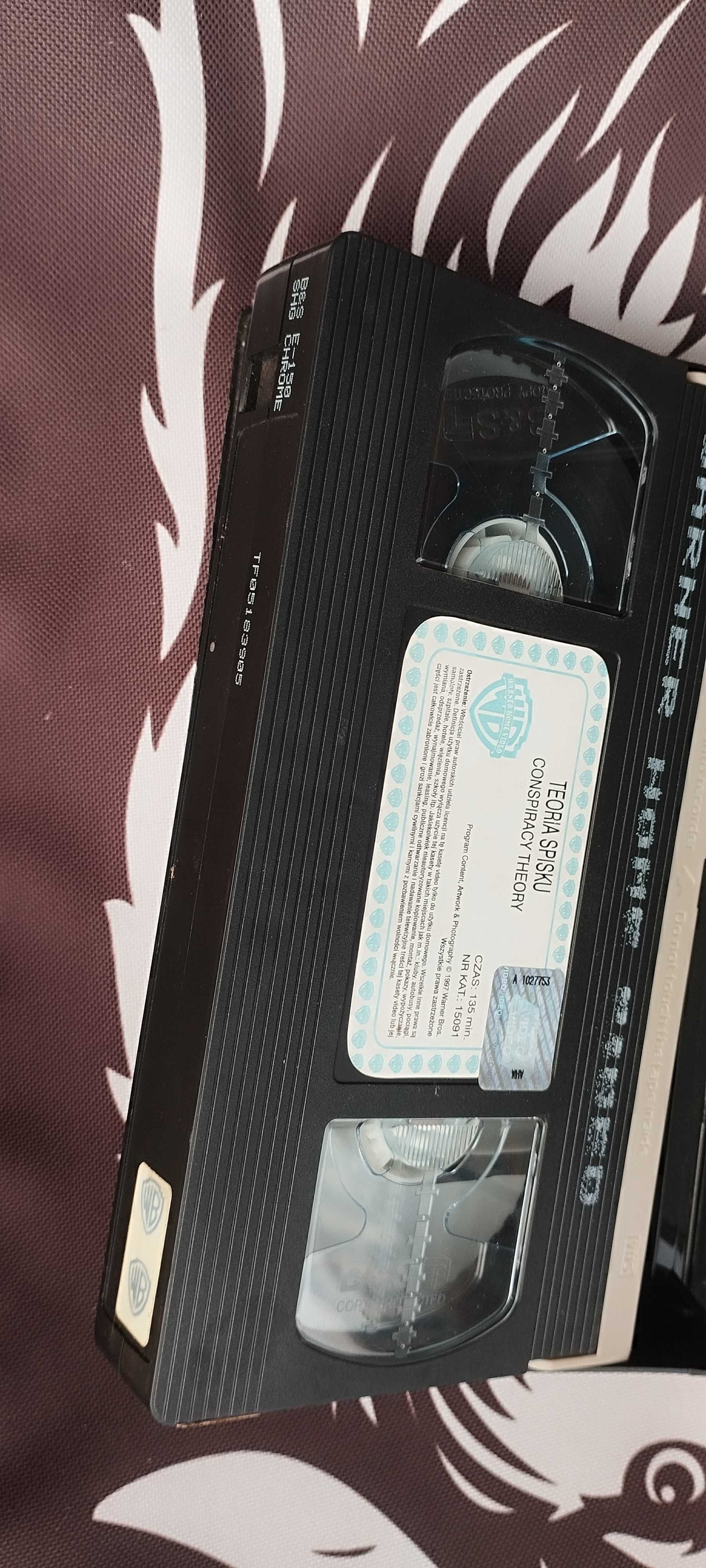 Kaseta VHS "Teoria spisku" (1997) z Melem Gibsonem i Julią Roberts