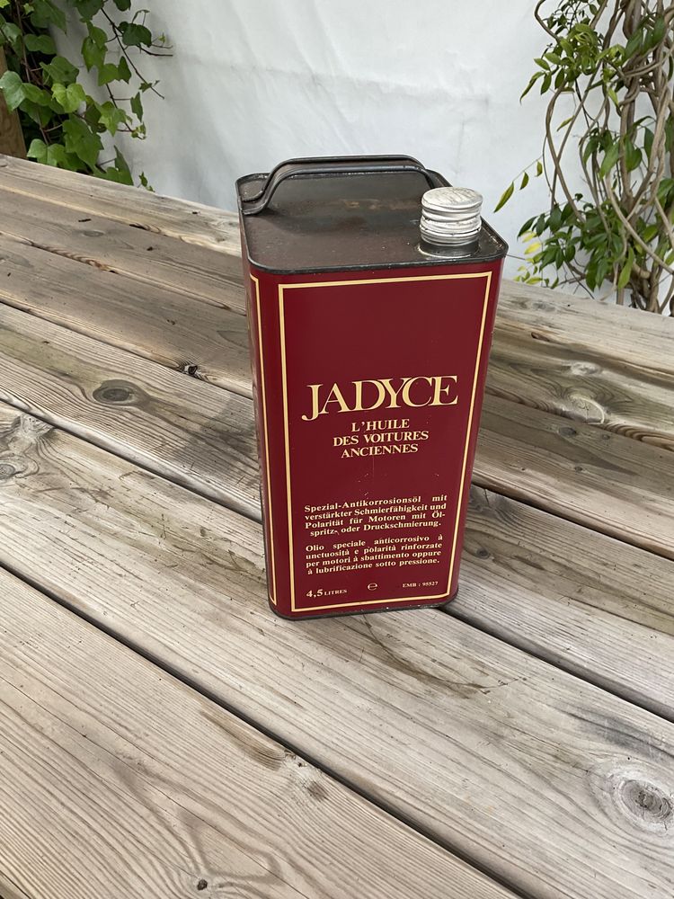 Lata oleo Jadyce vintage