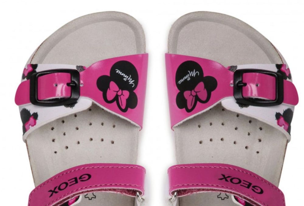 Sandały GEOX B S.Chalki  Disney Minnie Mouse Myszka Miki BLIŹNIACZKI
