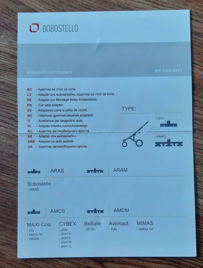 Adaptery do wózka fotelika, Bobostello AMCS, nowe maxi cosi cybex