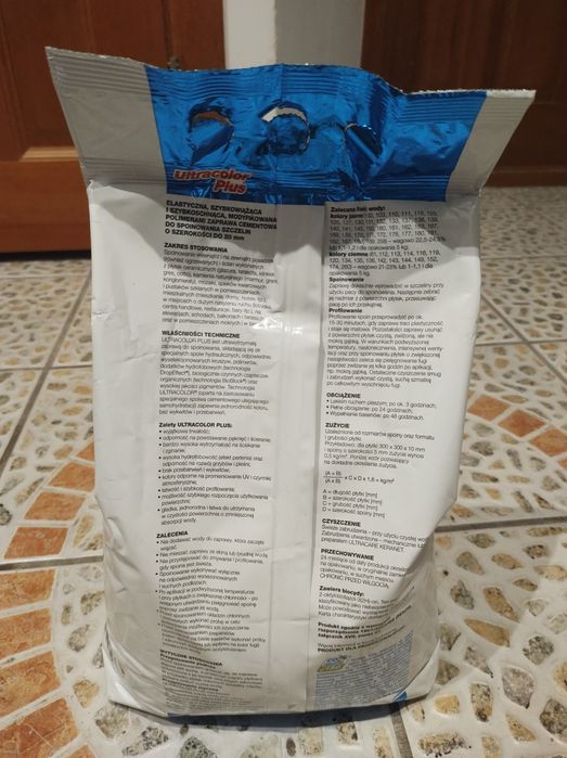 Fuga Ultracolour  plus szara 5 szt