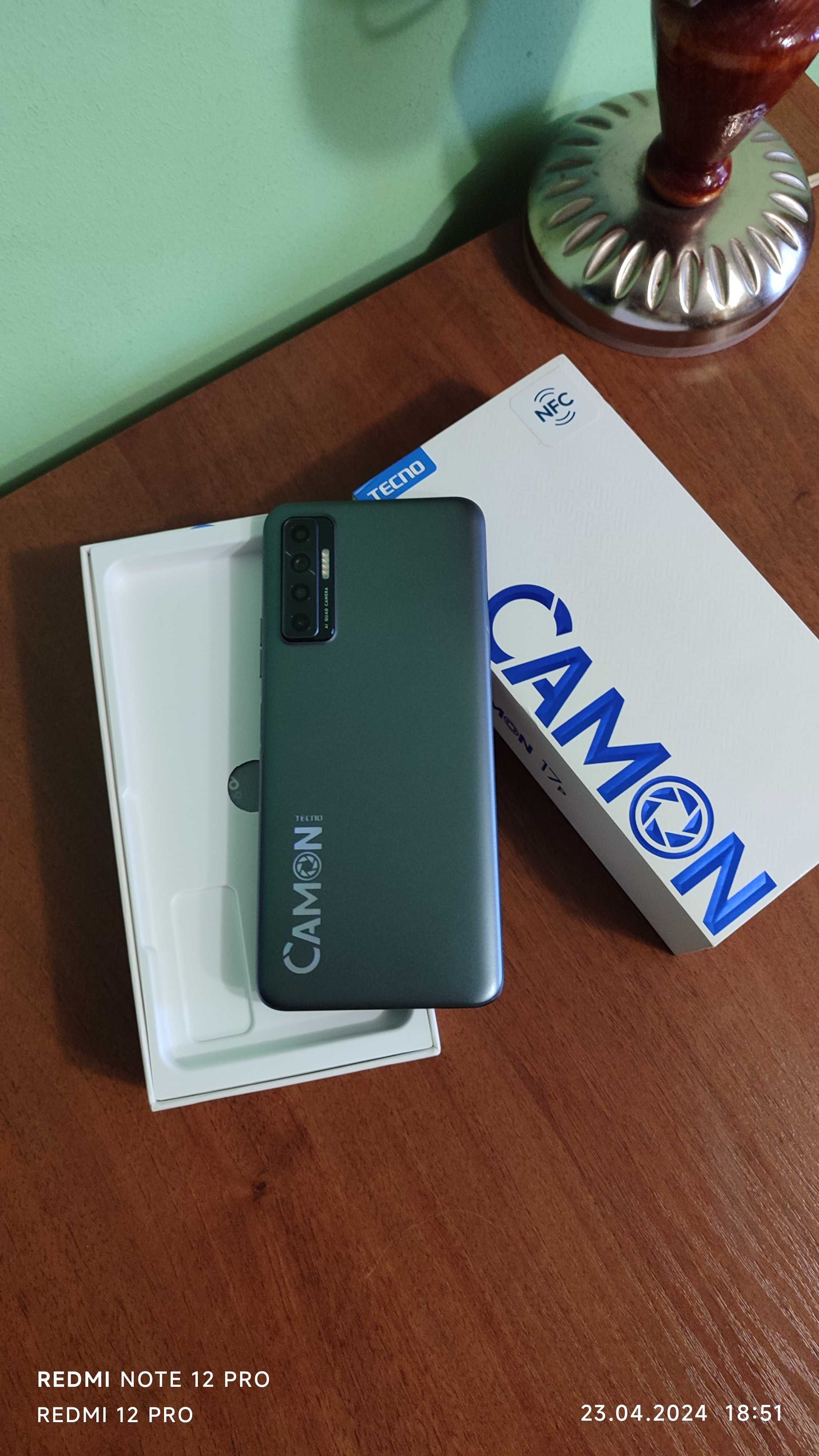 Продам смартфон Tecno Camon 17p 6/128.