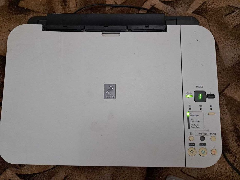 Принтер бу струменевий робочий Canon PIXMA MP250 сканер ксерокс А4