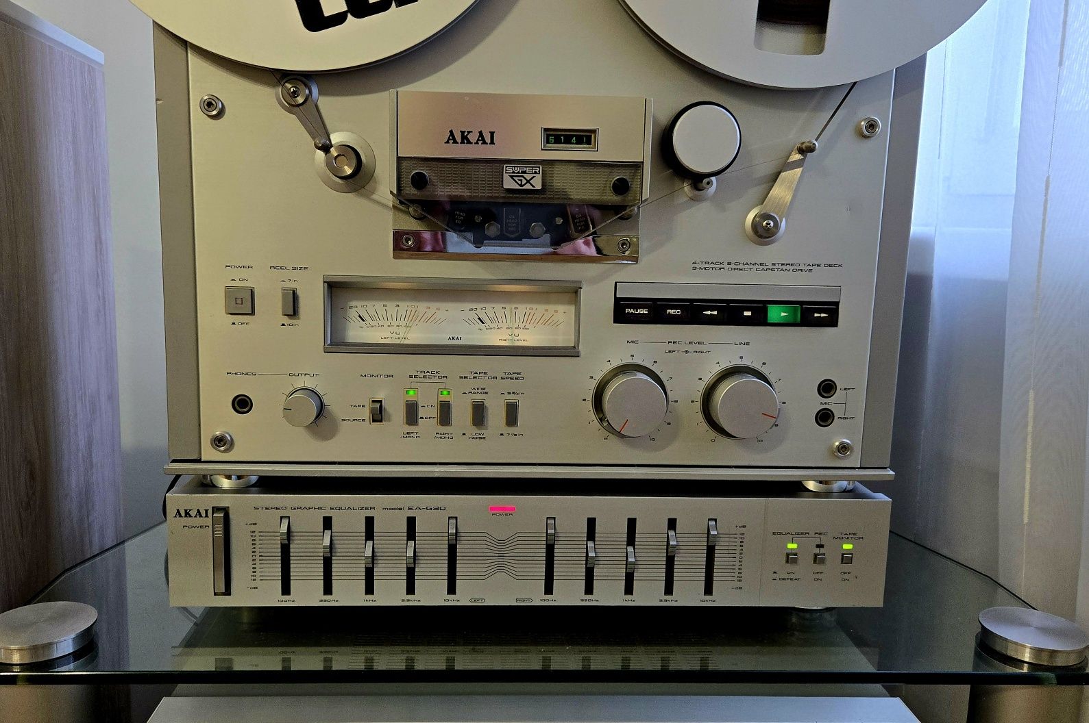 Wieża AKAI ,magnetofon szpulowy gx 620