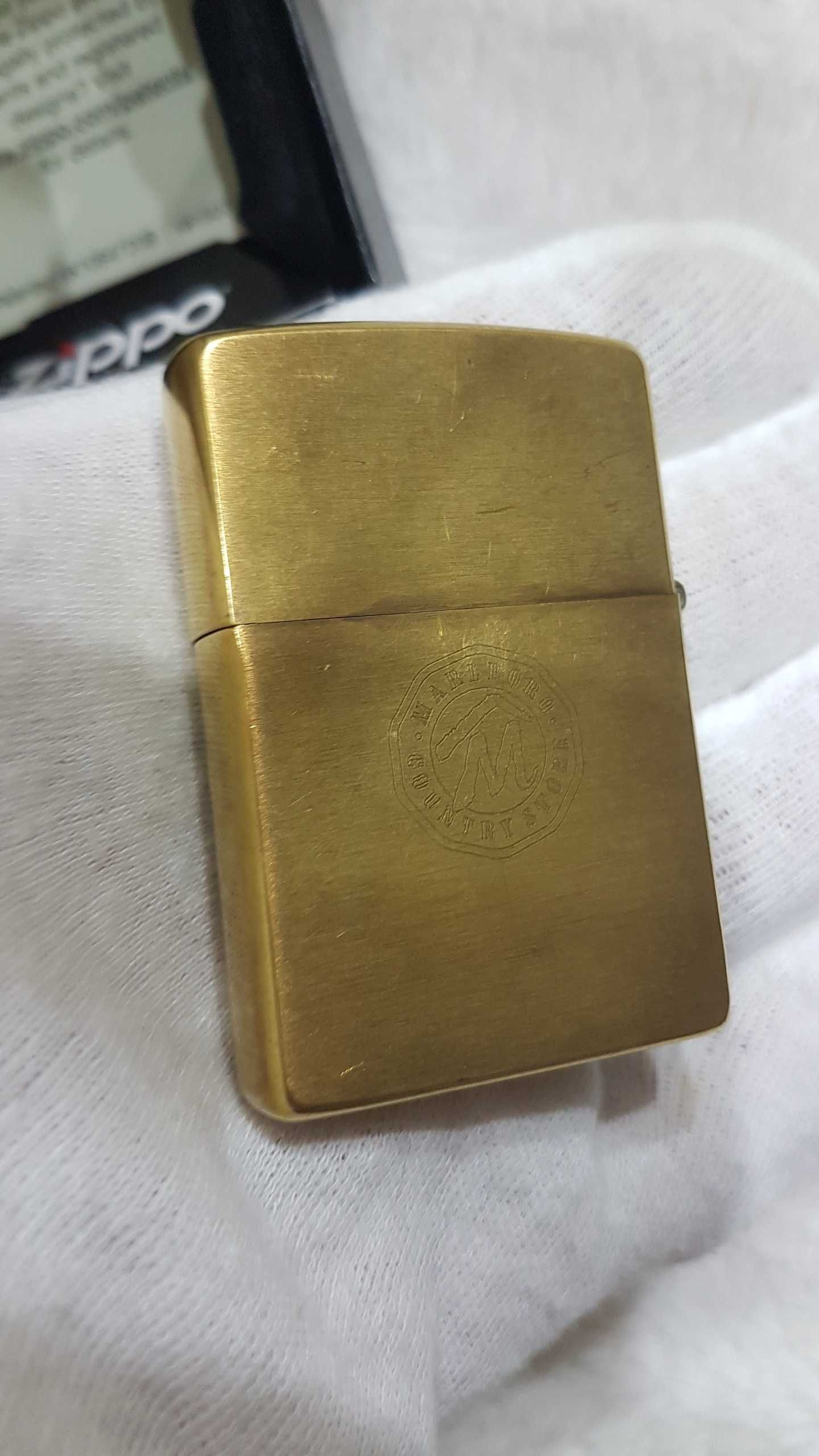 ZIPPO Marlboro Brass Bucking Bronco Country 1994r Używany.