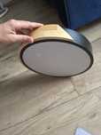 Lampa Plafon Nastro czarny drewno LED Italux
