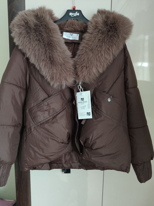 Kurtka damska z futerkiem