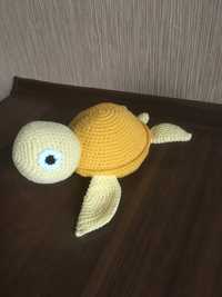 Amigurumi żółw żółwik hand made szydełko pluszak