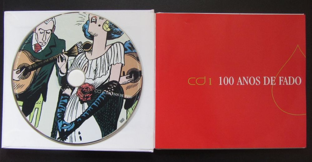 CD «100 Anos de Fado» incuindo pequeno livro