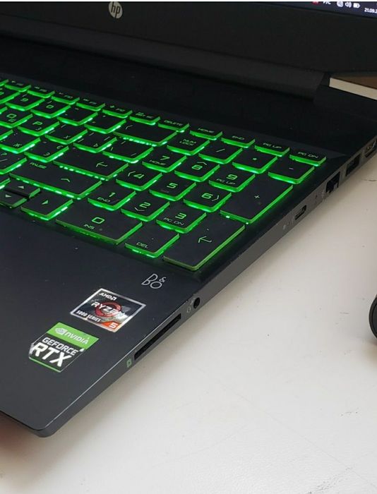 Ігровий ноутбук Hp pavilion 15 Ryzen 5 5600H RTX3050TI 8Gb SSD512GB