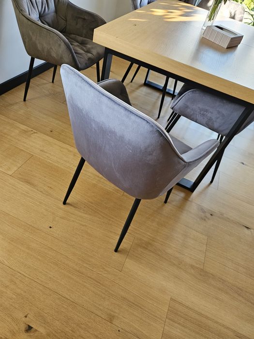 komplet 6 krzeseł Agamos velvet