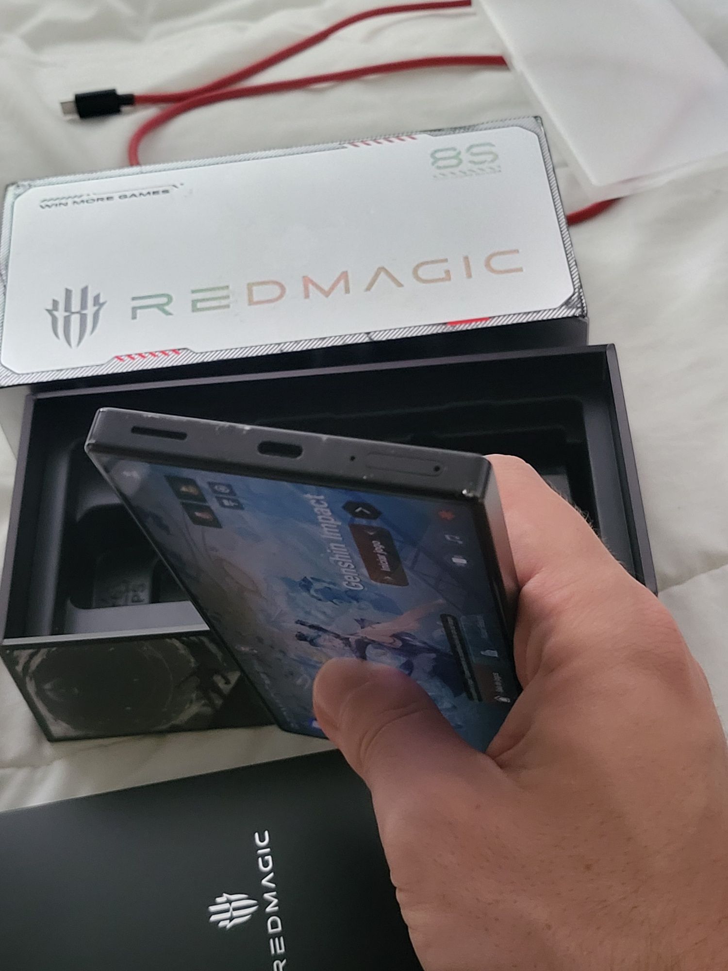 Redmagic 8S Pro 12GB + 256GB - Smartphone Gaming com ventoinha