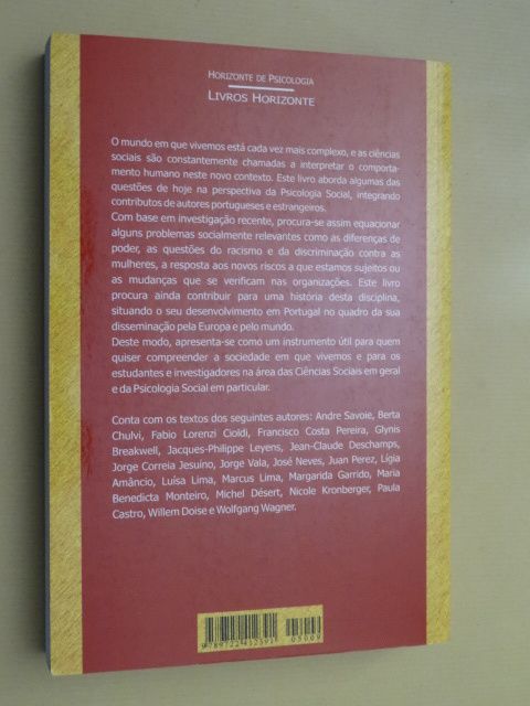 Temas e Debates em Psicologia Social de Paula Castro, Maria Luísa Lima