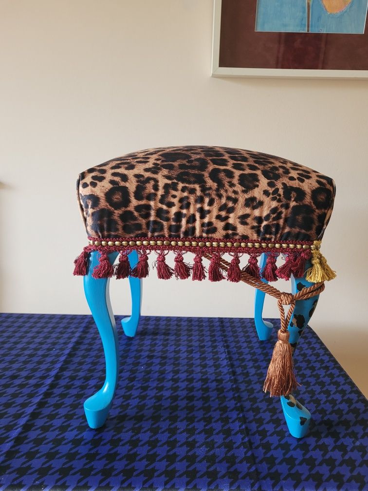 Pufy, podnóżki w sylu boho chic