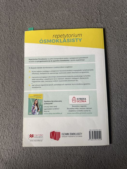 Repetytorium ósmoklasisty j.angielski
