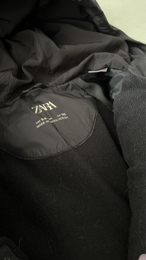Куртка Zara 116 осінь, тепла зима