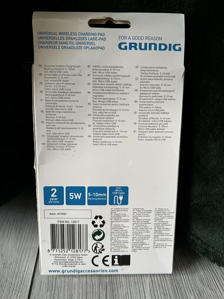 Ładowarka indukcyjna grundig szybkie ładowanie nowa ladowarka stacja