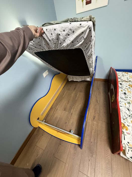 Ліжко дитяче машинка ферарі і ніндзя