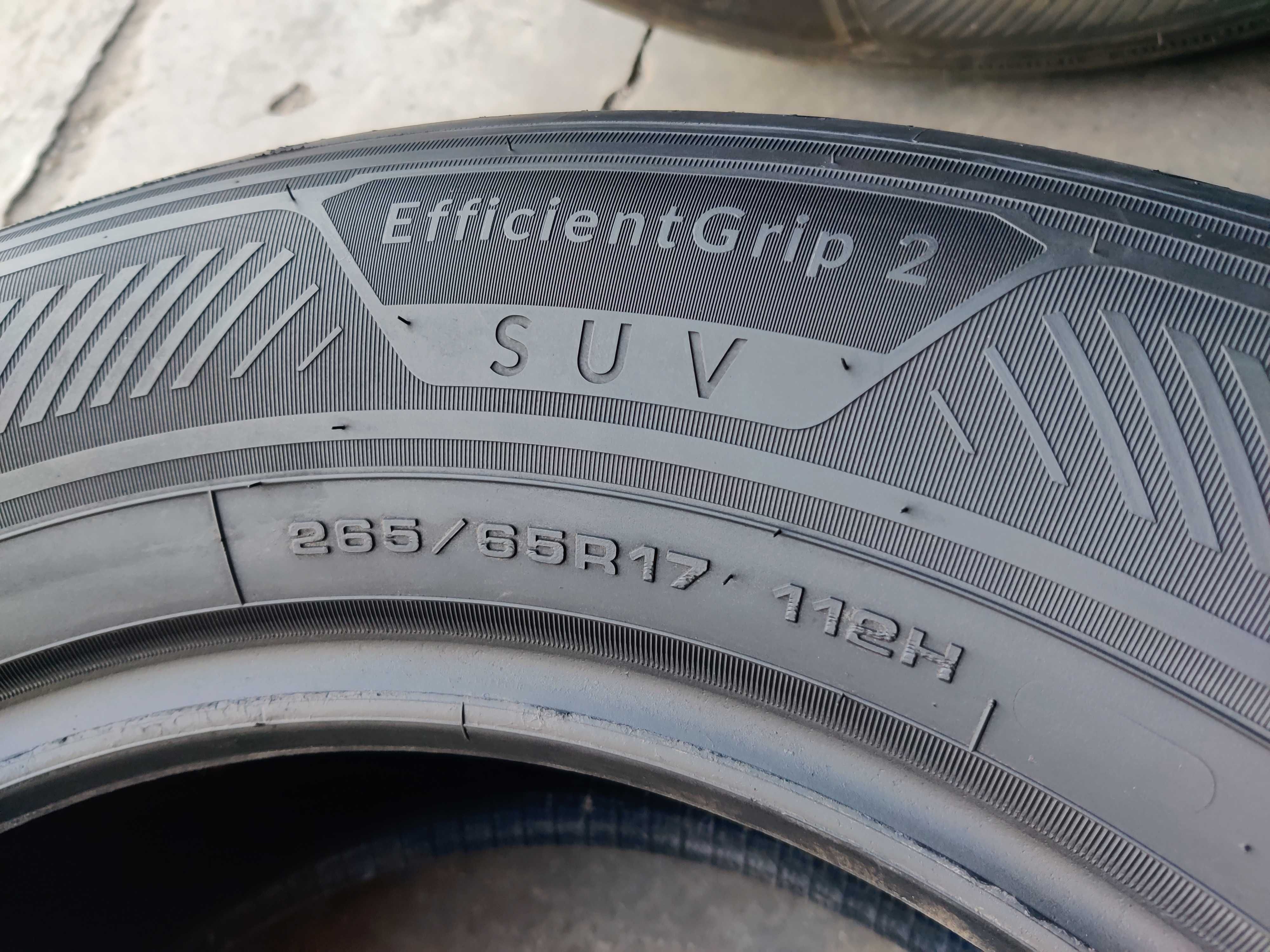 R17 265 65 шини літні GoodYear EfficientGrip² відмінний стан
