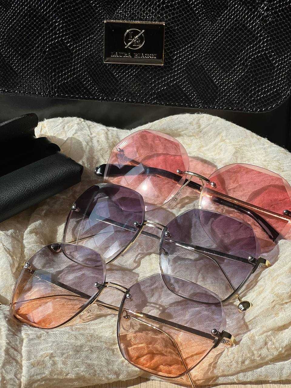Okulary przeciwsłoneczne Florida Sun GRADIENT FIOLETOWY 2023 + Etui
